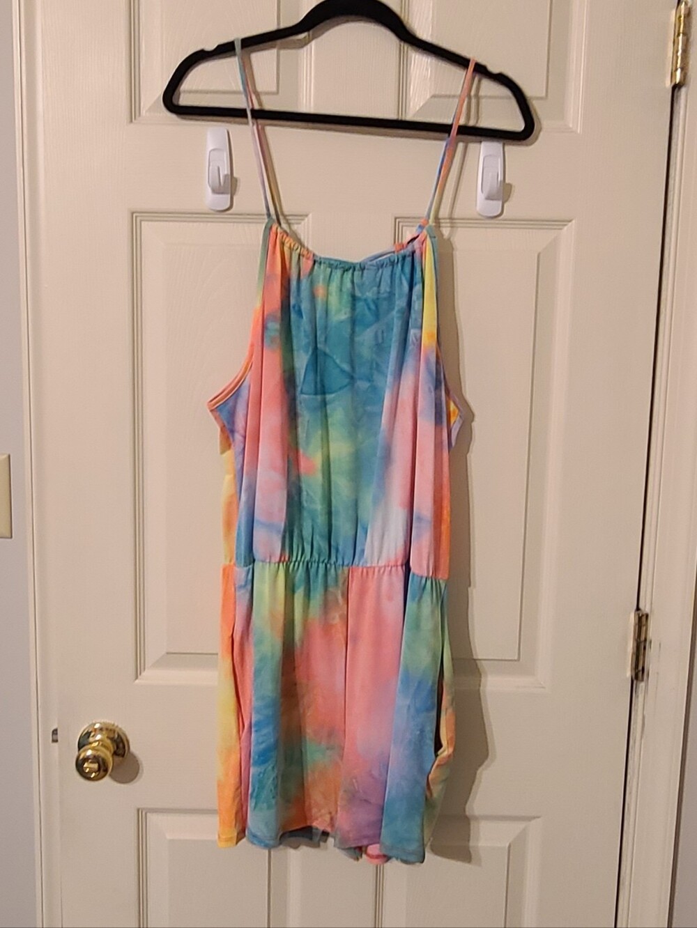Tie-Dye Pastel Romper - Spaghetti Strap